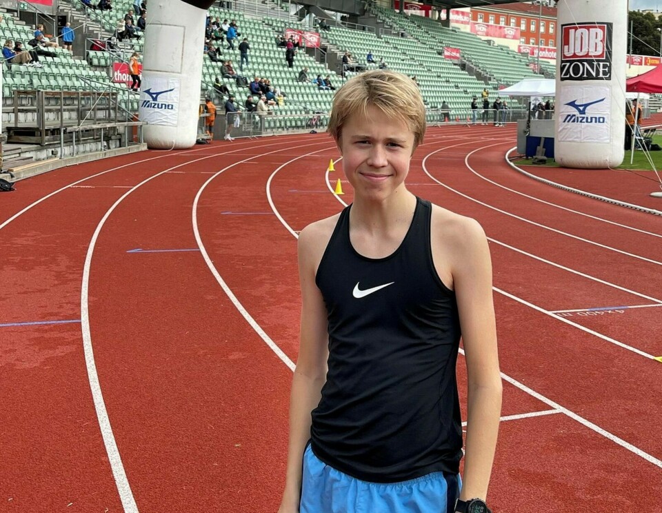 NY PERS: Vidar Bjørnås jr. fra Målselv idrettslag løp Eidemila på 33.50. Foto: Privat