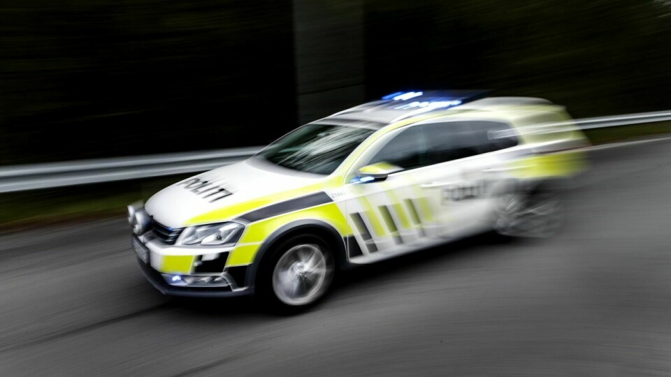 To personer ble pågrepet av politiet etter en biljakt på E6 søndag. Illustrasjonsfoto: Gorm Kallestad / NTB
