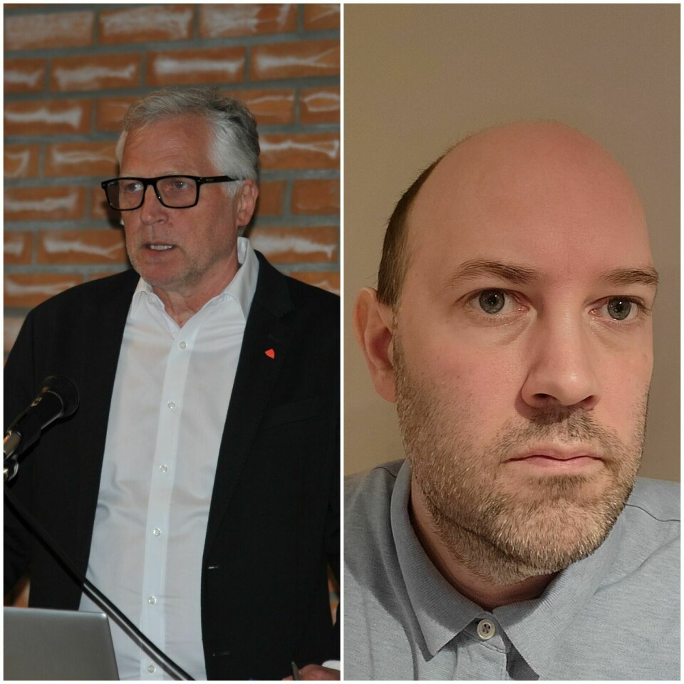 Balsfjordrådmann Øyvind Korsberg og Ingeniør Bjørn Edvardsen
