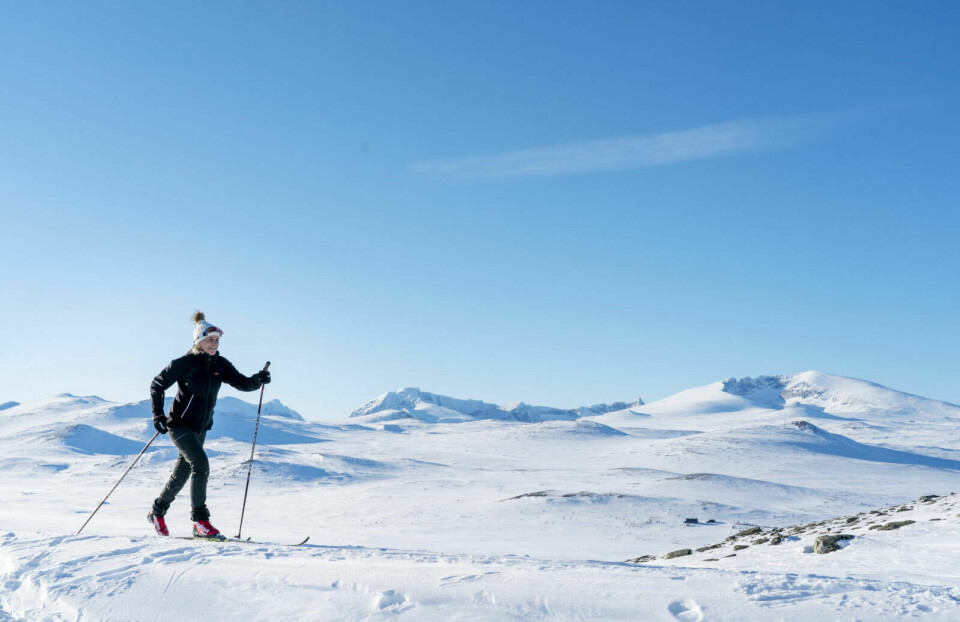 PÅSKEFJELLET: Palmehelga ser svært lovende ut for skiløpere som vil til fjells. I alle fall i sør. Foto: Gorm Kallestad / NTB