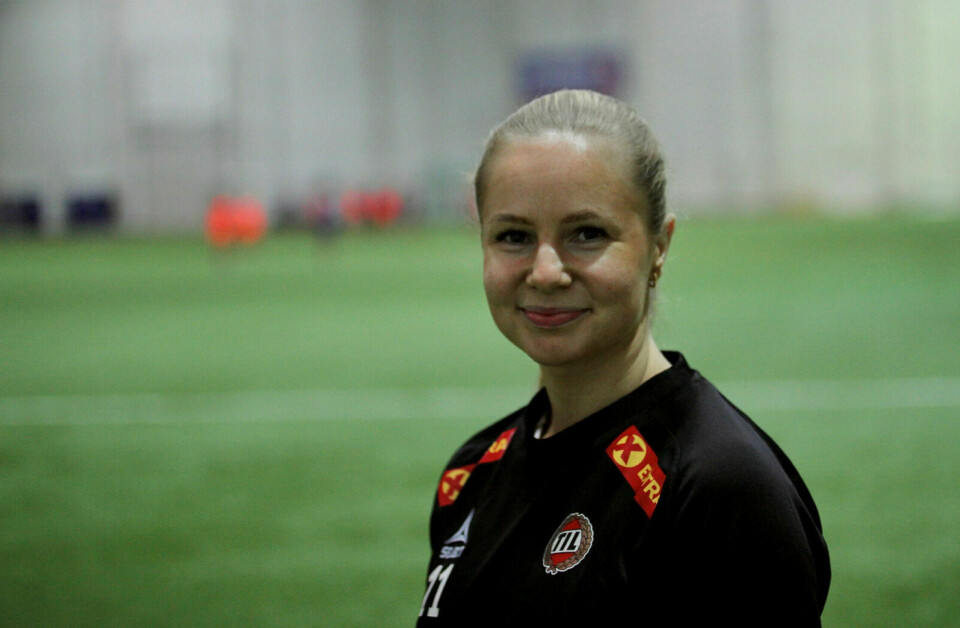 MÅLGIVENDE: Sandra Nikolaisen Simonsen var blant banens beste spillere for TIL 2020 i serieåpningen og hadde to målgivende pasninger.
