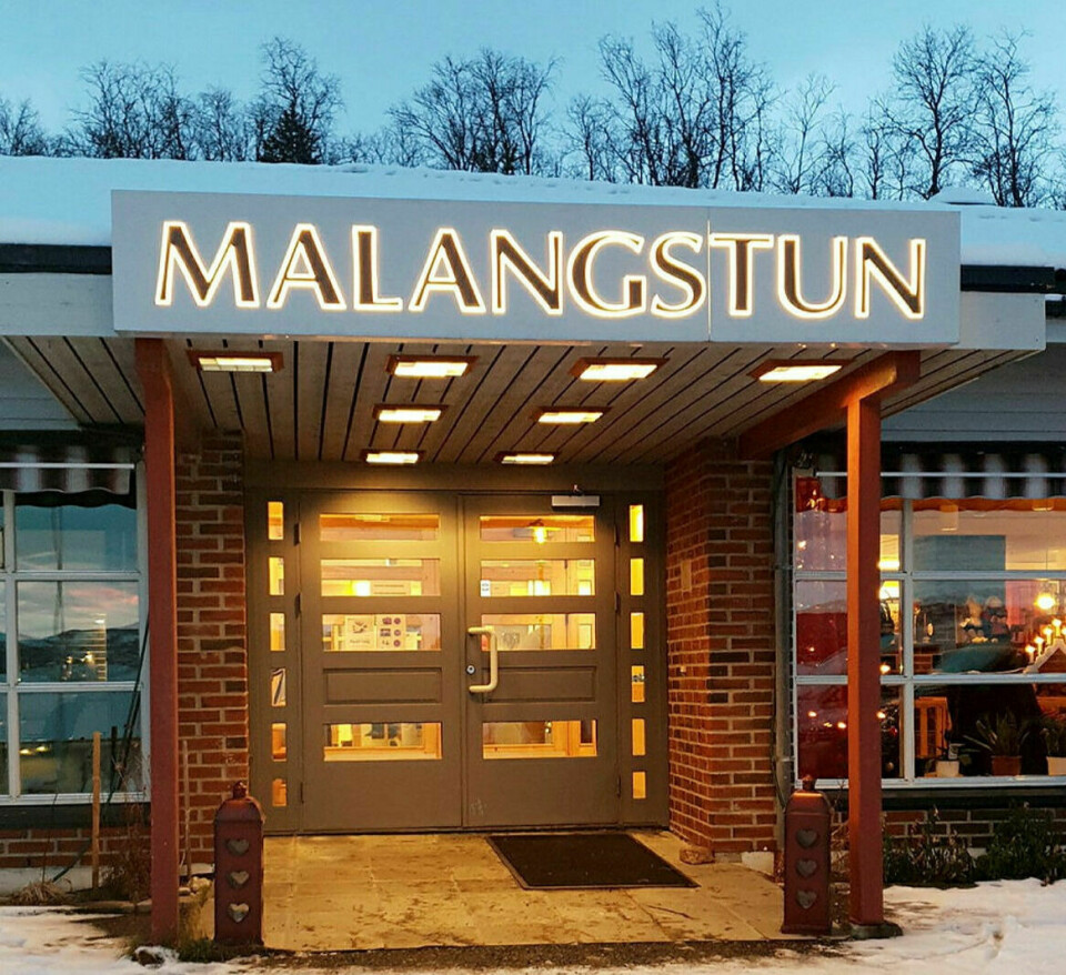 STENGT: Sykehjemmet Malangstun har stengt for besøk i helga og på starten av uka, på grunn av sykdom blant ansatte og beboere. Arkivfoto: Privat