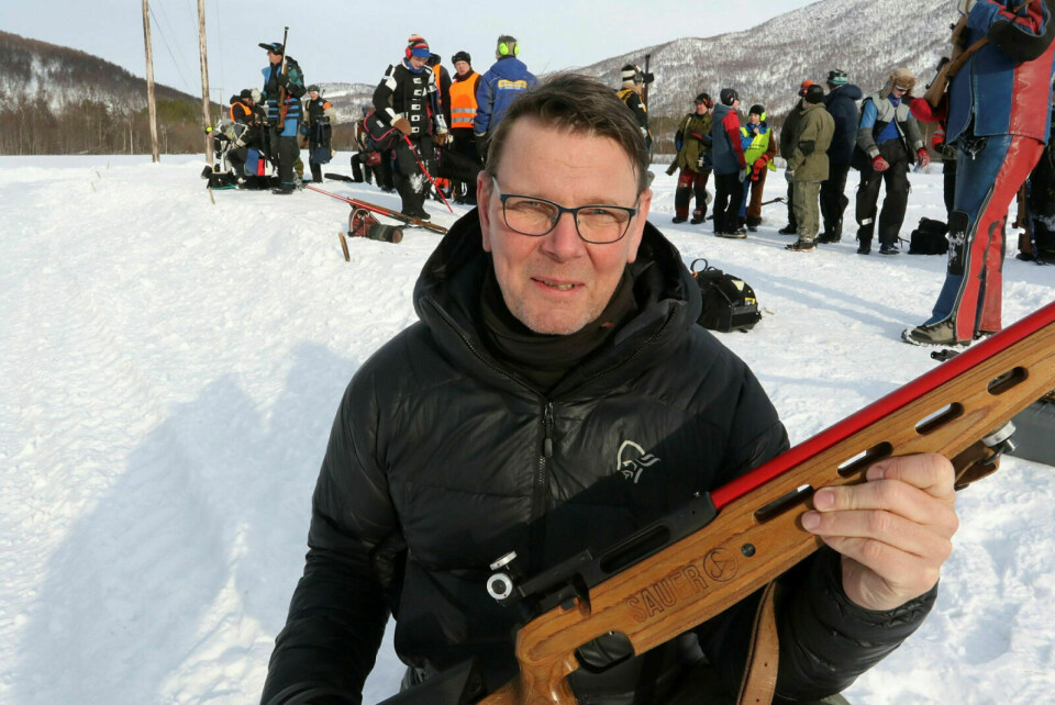 VINNER: Tor Olav Gravrok fra Målselv skytterlag vant lørdag Bardufelten som den eneste skytter med 30 treff på grovfelten. Foto: Ivar Løvland