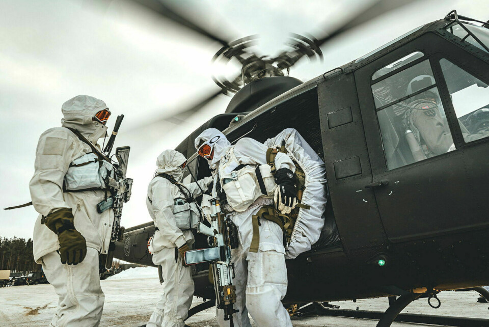 NEI: Utenriks- og forsvarskomiteen på Stortinget sier nei til å flytte et tilstrekkelig antall Bell 412 til Bardufoss. Saken skal riktignok voteres over i Stortinget først. FOTO: OLE SVERRE HAUGLI, FORSVARET Foto: Ole-Sverre Haugli Forsvaret