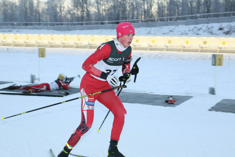 TOPP 5: Bjørn-Anders Eriksen endte på en 5. plass i sesongens siste nasjonale konkurranse for skiskytter-rekruttene. ARKIVFOTO Foto: Ivar Løvland