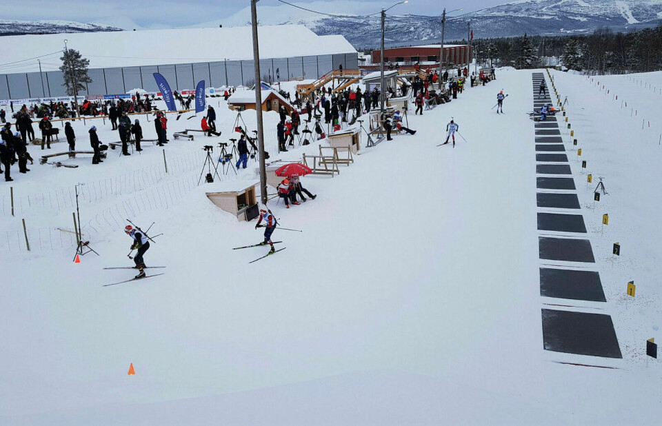 BARDUFOSS SKISENTER: I februar 2022 arrangerte Målselvs skiskyttere norgescup og NM mix-stafett på Bardufoss skisenter. Foto: Ivar Løvland