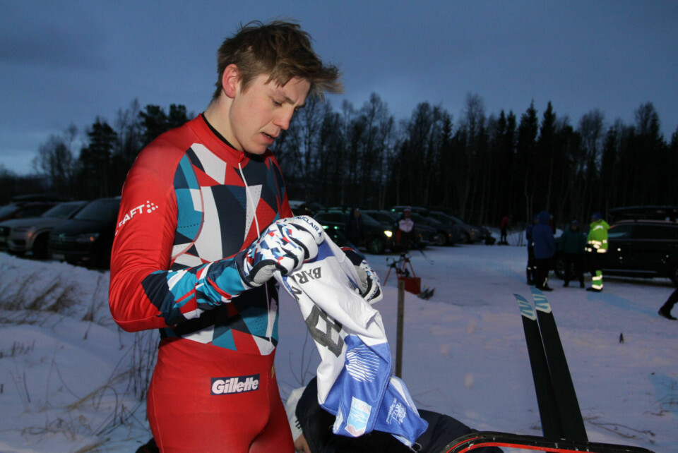 KUN SPRINT: Erik Valnes fra BOIF går kun sprinten i helgas verdenscup i Frankrike. Foto: Ivar Løvland (arkiv)