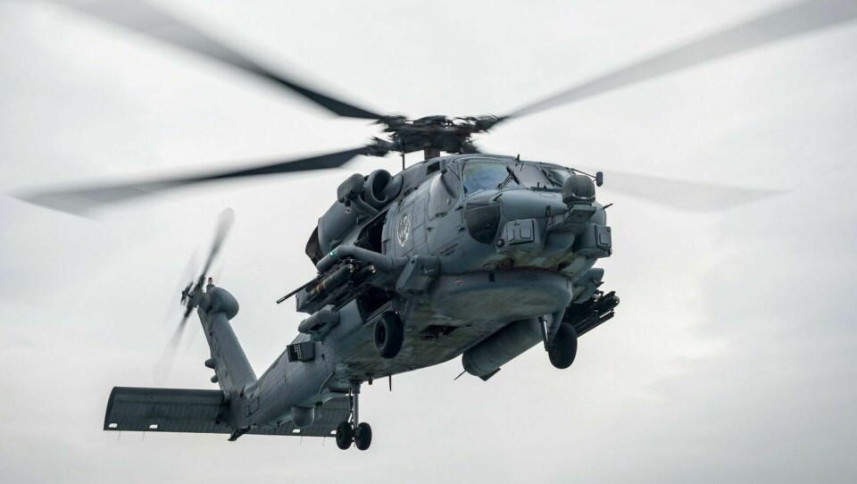 Helikopter av typen MH-60R Seahawk. Foto: US Navy / Mass Communication Specialist 3rd Class Alex Corona