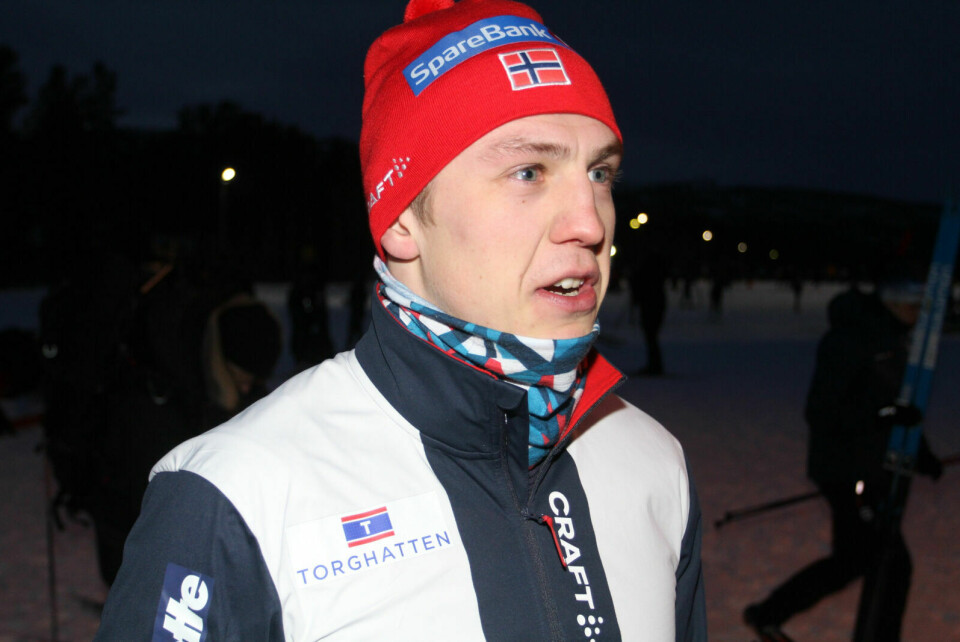 FJERDE BEST: Erik Valnes kom på fjerdeplass under verdenscupsprinten i Italia fredag. Foto: Ivar Løvland (arkiv)