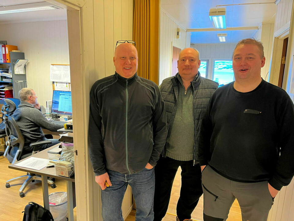 SAMLET UNDER SAMME TAK: Alfred Nilsen, Romeo Stelander Frost, Sigbjørn Fagertun og Roger Bjørklund mener Balsfjord må være mer på tilbudssiden og håper på enklere og raskere behandling av byggesaker.