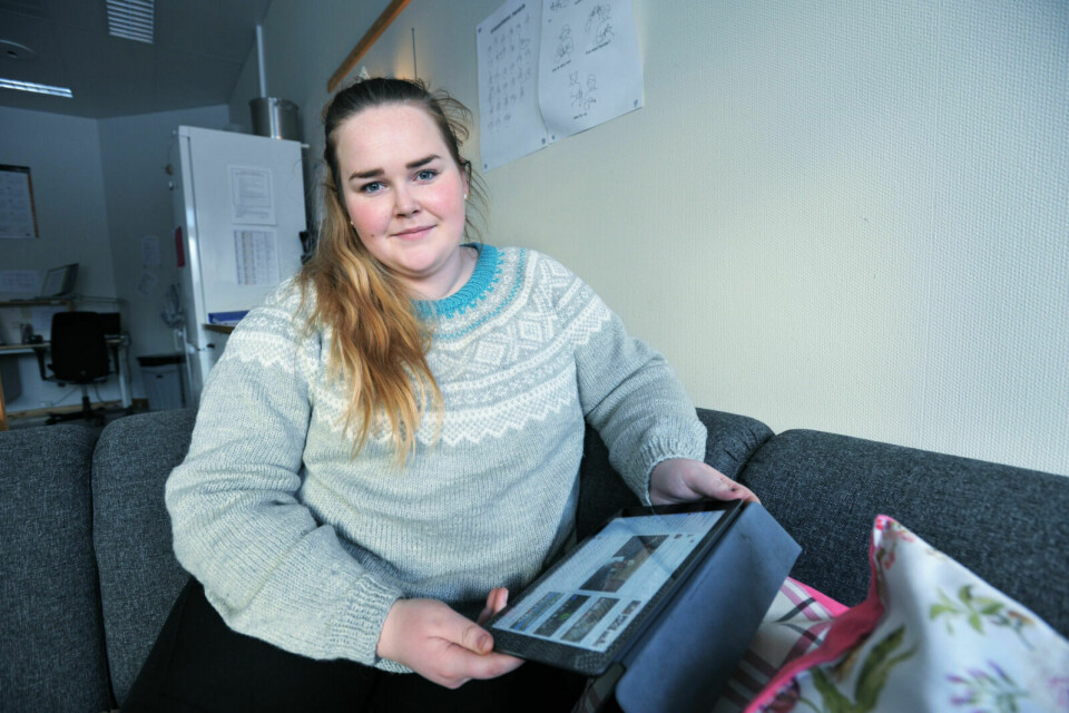 SØKER: Mari Schiøll Eriksen er én av 33 personer som vil bli lærer i Målselvskolen. Foto: Malin Cerence Straumsnes