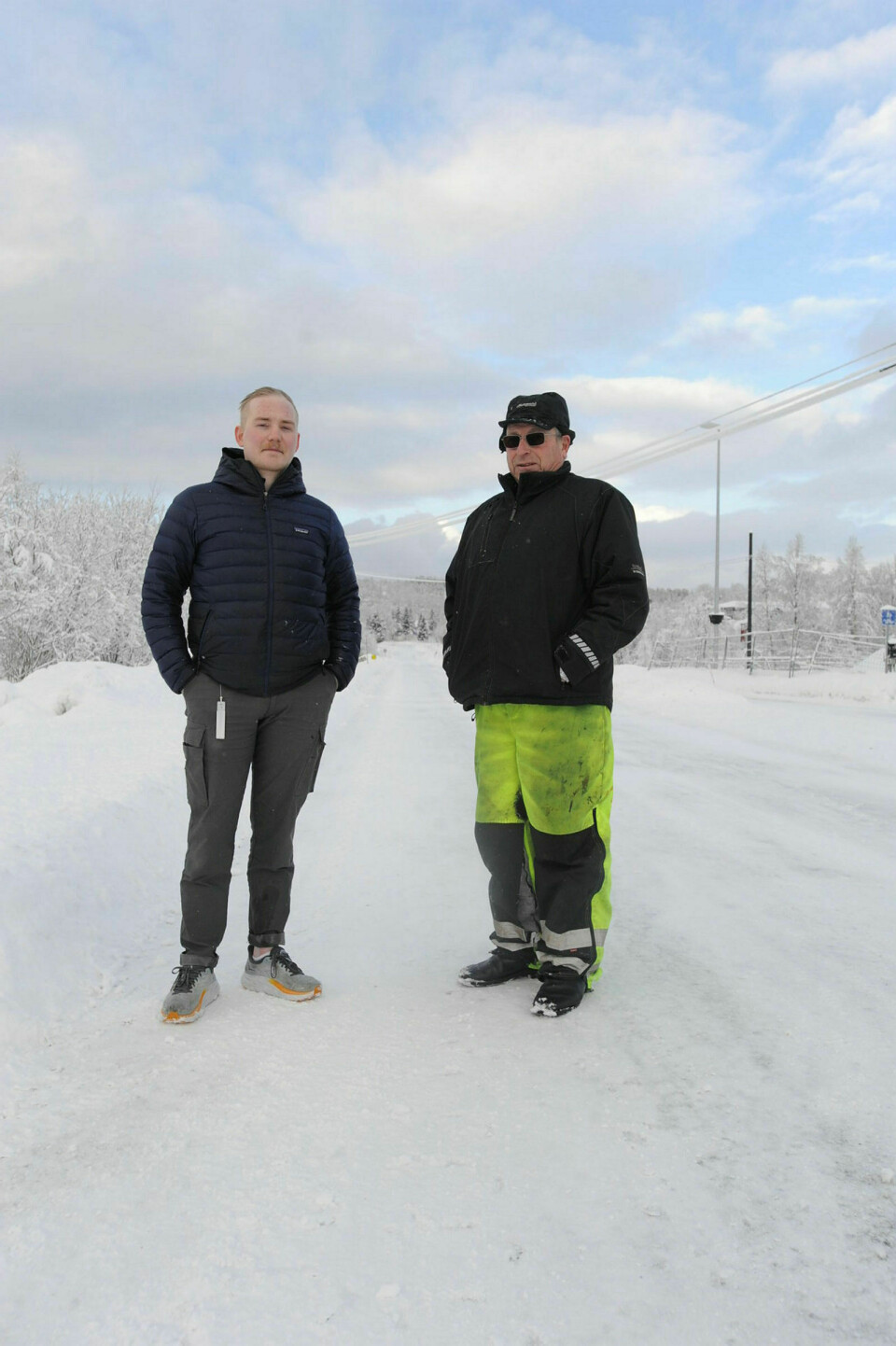 ENGASJERTE: Joakim Risvik og Håkon Hansen i Mestervik bygde- og idrettslag er glade for at Kartverket har reist navnesak, og positive til at endring i postnavnet Meistervik vil komme.