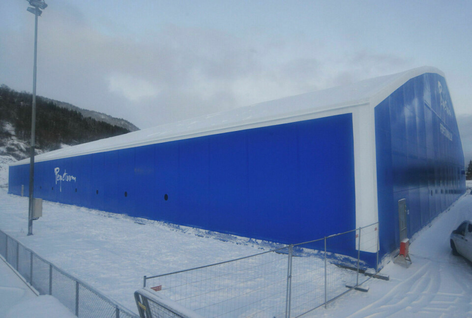 TIPPEMIDLER: Fotballhall til Storsteinnes idrettslag står øverst på prioriteringslisten i Balsfjord for å få tildelt spillemidler i 2013