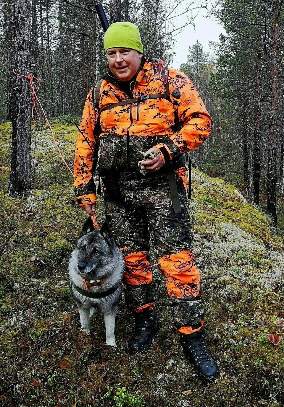 PÅ JAKT: Tor Eriksen avbildet i sitt rette element. FOTO:Privat