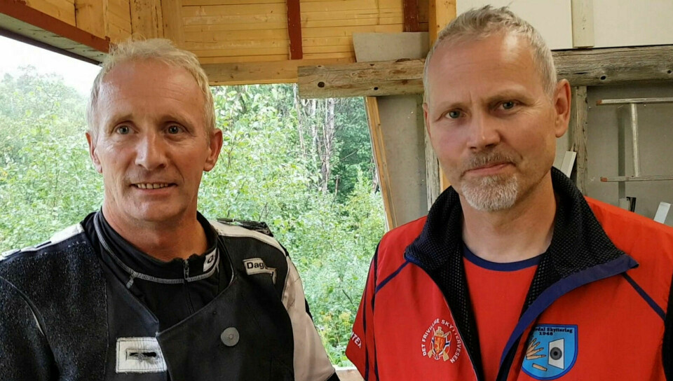 SM-MESTRE: Jostein Rubbås-Risvik (t.v.) og Roy Håkstad vant henholdsvis felthurtig- og stangskytinga under samlagsmesterskapet. Foto: Ivar Løvland