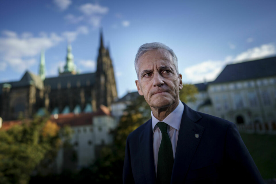 SVARER: Statsminister Jonas Gahr Støre tar til motmæle mot kritikerne etter budsjettfremleggingen. Foto: Heiko Junge/NTB