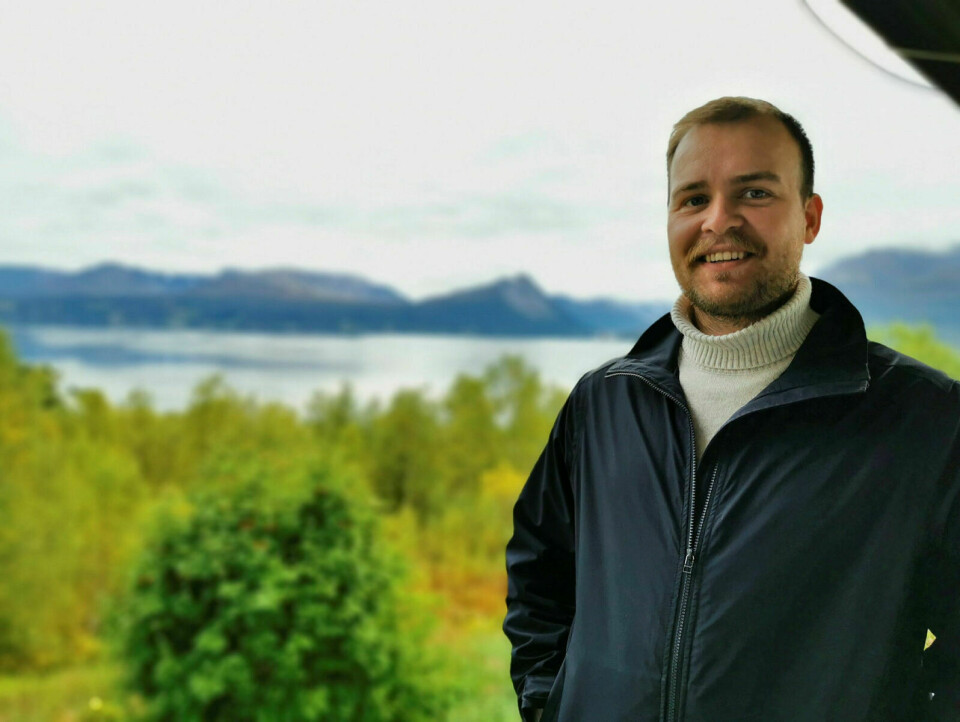 AMBISIØS: Nordkjosingen Levi Gout har hårete mål for fremtiden, og håper å ta opp konkurransen med store kanonene i Balsfjords boligmarked.