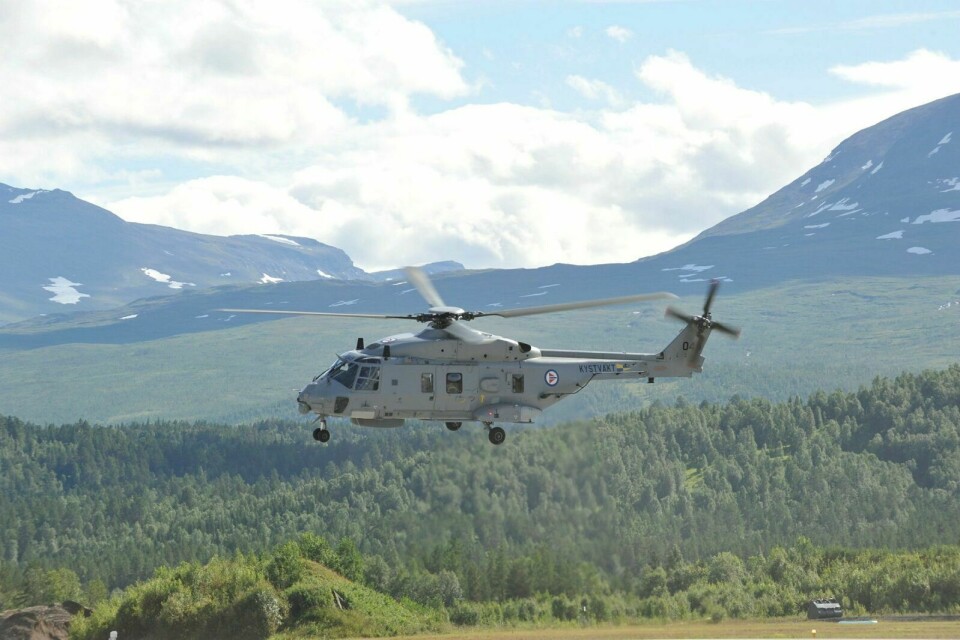 FRYKTER FOR FRAMTIDA: Beslutninga om å si opp NH90-kontrakten har skapt usikkerhet for personellet i Maritim helikopterving på Bardufoss. Arkivfoto: Morten Kasbergsen.