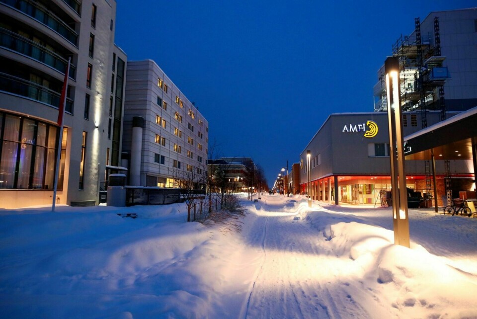 SENTRUM: Alta sentrum med gågater, Amfi og Scandic Alta. Foto: Lise Åserud / NTB