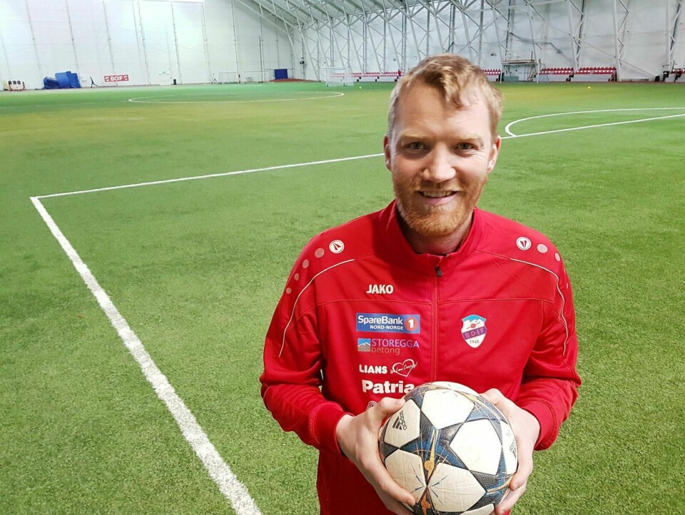 FOTBALL-LEDER: Steffen Jakobsen og BOIF fotball søker nå etter en administrativ leder i halv stilling. Foto: Ivar Løvland (arkiv)