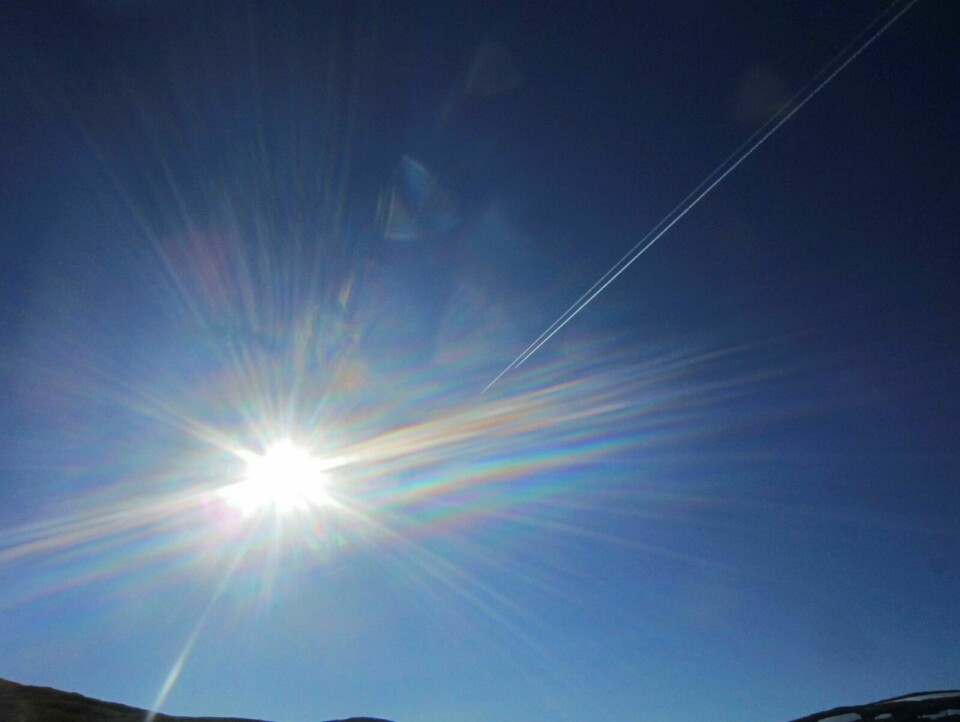 SOL OG GODVÆR: Den neste uka vil sola dominere på himmelen. Det meldes om temperaturer opp mot 20 varmegrader i vårt dekningsområde. Arkivfoto: Knut Solnes Foto: Knut Solnes