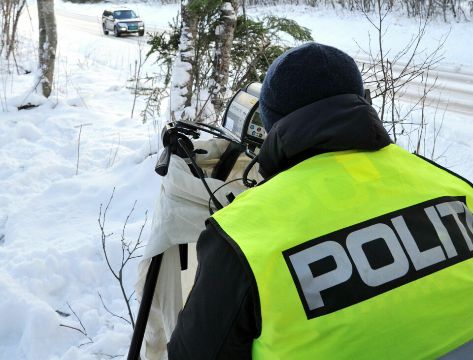 MÅLING: Utrykningspolitiet avholdt fartskontroll ved Kantornes i Balsfjord torsdag. Illustrasjonsfoto: Leif A. Stensland