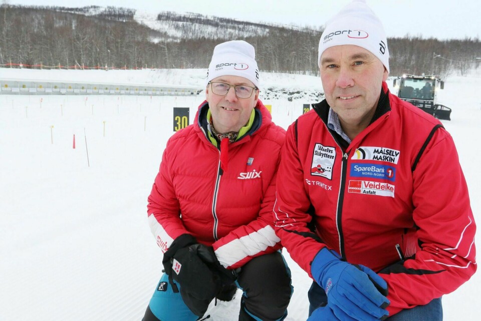 IMPONERENDE: Det er intet mindre enn imponerende når Leif Petter Sommerseth (t.v.) og Gjermund Hol i Målselvs skiskyttere inviterer til skiskytter-fest på Bardufoss skisenter i helga. Arkivfoto: Ivar Løvland Foto: Ivar Løvland