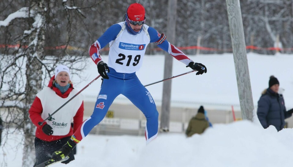 Ole-Kristian Kvanli fra Målselvs skiskyttere gikk inn til en 8. plass på NM-sprinten lørdag.