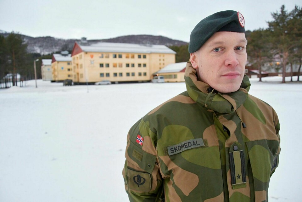 STORE SMITTETALL: Antallet smittede ved Maukstadmoen leir i Skjold garnison er nå på 75, kan major Eirik Skomedal, talsmann for Hæren, fortelle til Nye Troms. Arkivfoto: Torbjørn Kosmo
