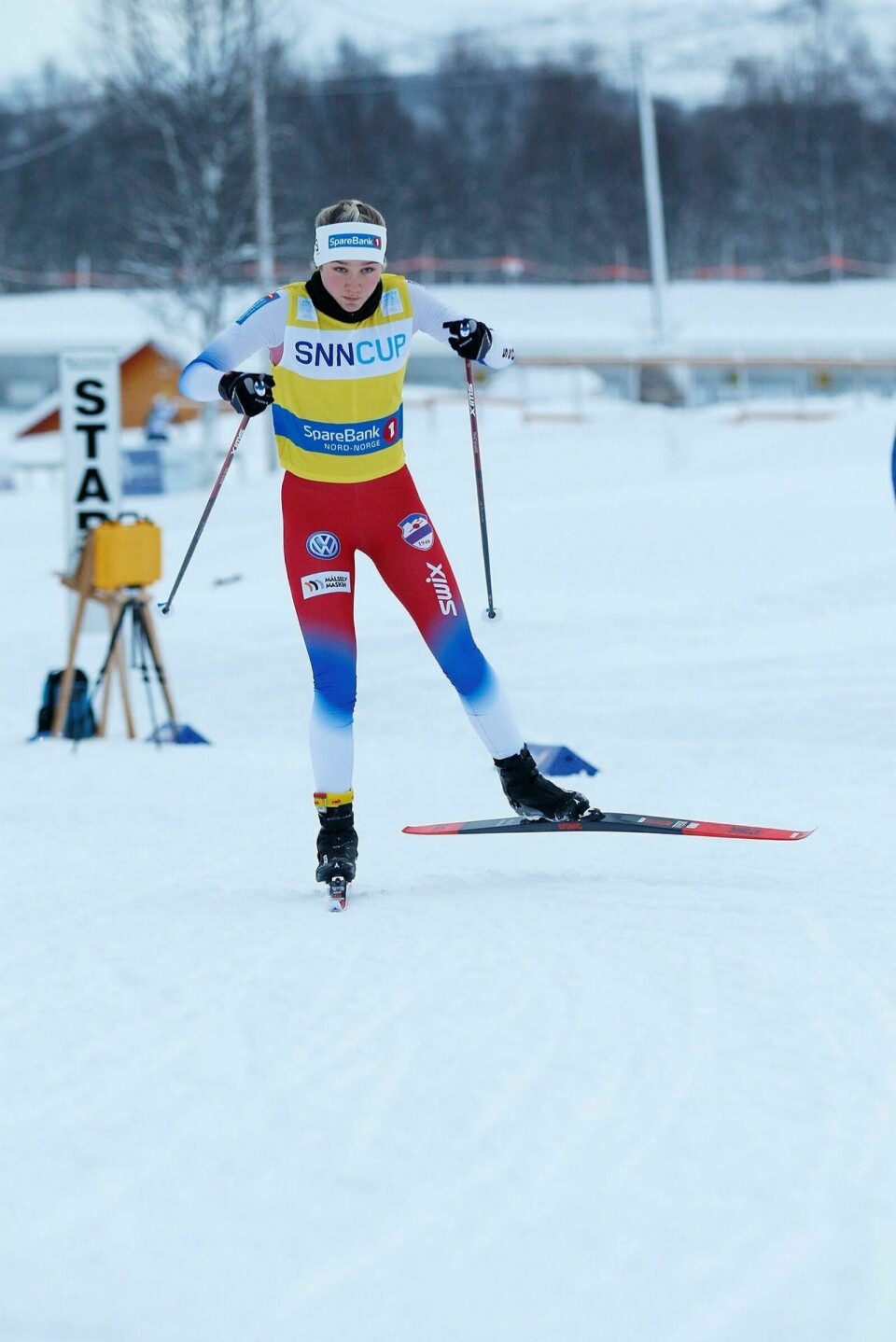 SOLID: BOIFs Tuva Mathea Gulbrandsen leverte solide resultater under nordisk juniorlandskamp på Steinkjer. Her fra KM på Bardufoss nylig. FOTO: Even Dørum