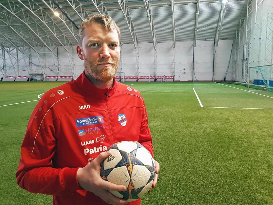 BAR BAKKE: Steffen Jakobsen er leder av fotballgruppa i Bardufoss OIF. Nå er de tilbake på bar bakke i jakta på ny trener for herrelaget. ARKIVFOTO Foto: Ivar Løvland