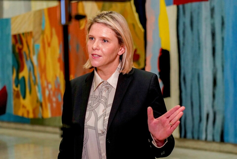 FLATT BELØP: Frp-leder Sylvi Listhaug vil gi et flatt beløp i strømstøtte til alle landets husholdninger. Foto: Terje Bendiksby / NTB