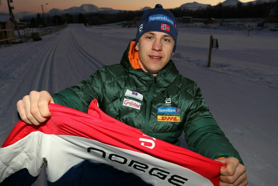 NORGE: Erik Valnes er en av dem som skal forsvare Norges ære i Tour de Ski og ikke minst OL senere i vinter. Foto: Ivar Løvland