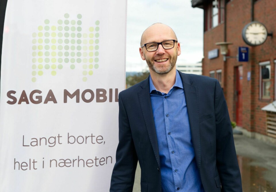 UTVIDER LITT: Salgs- og markedssjef i Saga Mobil, Knut-Bjørnar Braathen, vil utvide kundesenteret på Setermoen en smule. Foto: Saga Mobil