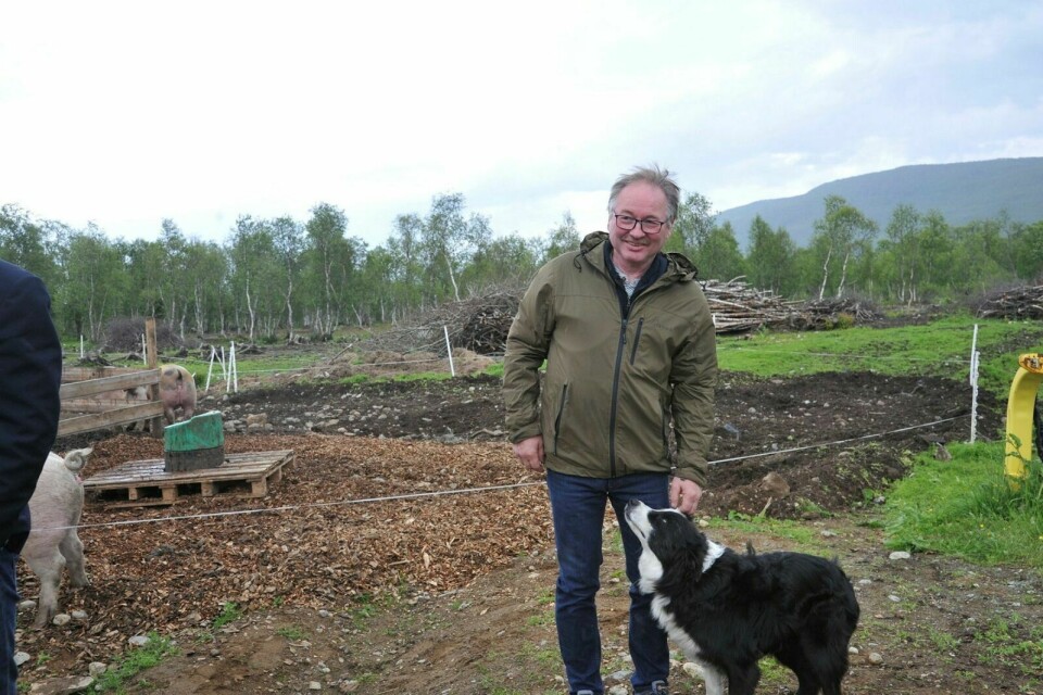 POSITIV: Jan Ottar Østring ser ikke bare negativt på framtiden for landbruket i Nord-Norge. Han har stor tro på at tidene straks blir bedre. Arkivfoto: Kari Anne Skoglund