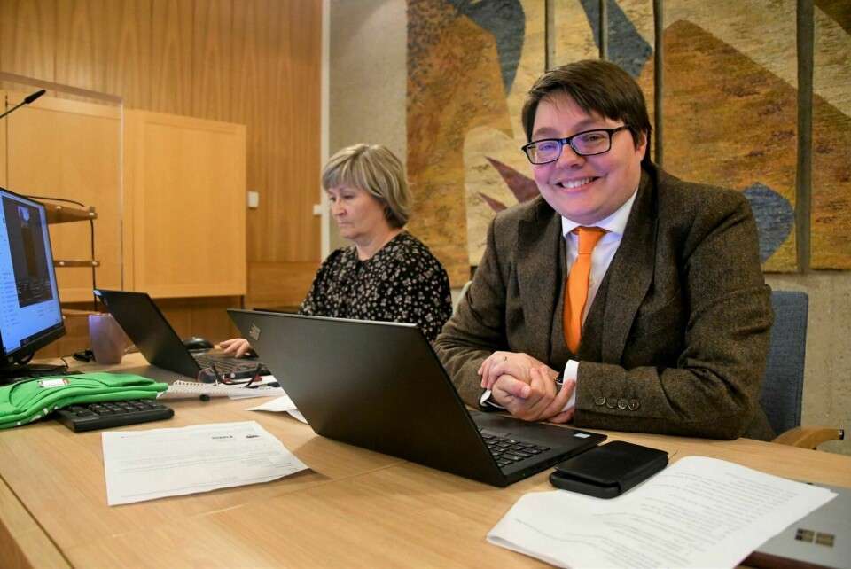 FORNØYD: Kommunedirektør Stine Jakobsson Strømsø er fornøyd med budsjettet som onsdag ble vedtatt. Foto: Torbjørn Kosmo