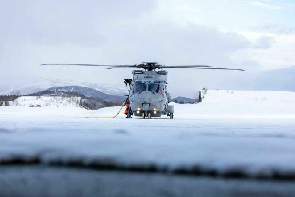 NH90 ved Maritim helikopterving på Bardufoss. Foto: Amalie G. Humlebrekke / Forsvaret