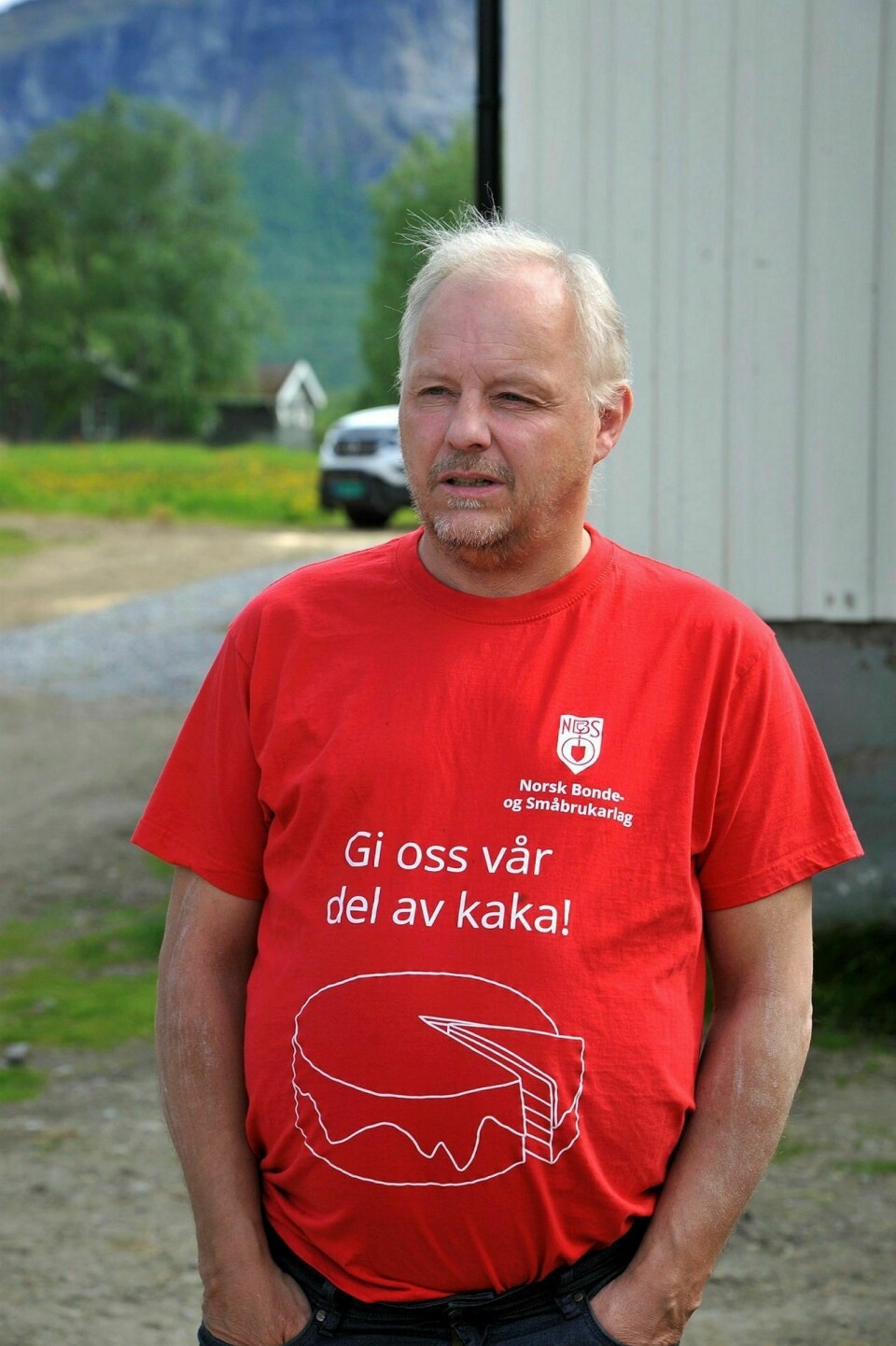 MENINGSBÆRER: Frank Valø i Troms Bonde- og Småbrukarlag. Arkivfoto: Marius Mikalsen Foto: Marius Mikalsen