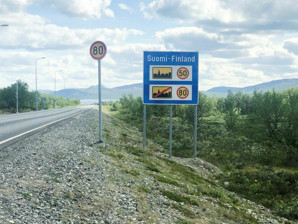 ÅPNERE: Grensa mellom Norge og Finland åpnes nå gradvis. FOTO: ANDRE LORENTSEN / NTB Foto: Andre Lorentsen