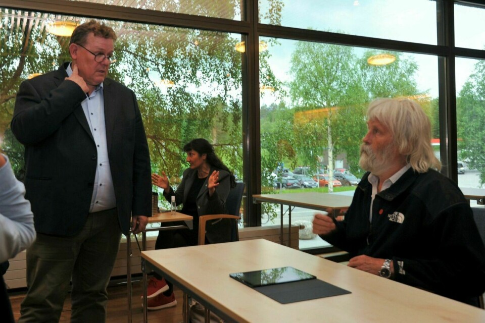 GI ROM: Venstres Vilhelm Kjelsvik (t.h.) gir rom til Sp, mens Roald Linaker (Ap) sier de ønsker ta grep nå. Foto: Marius Mikalsen