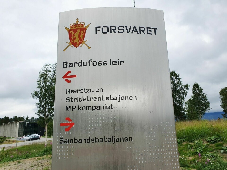 TRE NYE SMITTEDE: Smittetallene øker i Indre Troms. Nå er totalt 36 soldater smittet fordelt på Bardufoss leir, Skjold leir, og Setermoen leir. Foto: Morten Kasbergsen (Arkiv)
