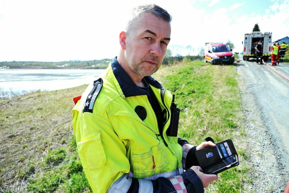 NY JOBB: Morten Nilsen ser fram til å få prøve seg som vaktsjef for Bardufoss flystasjon det neste året. Arkivfoto: Leif A. Stensland
