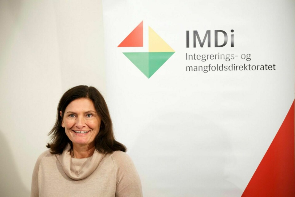 ØNSKER PRISNOMINASJONER: Direktør Libe Rieber-Mohn i Integrerings- og mangfoldsdirektoratet IMDi. FOTO: Heiko Junge / NTB Foto: Heiko Junge / NTB