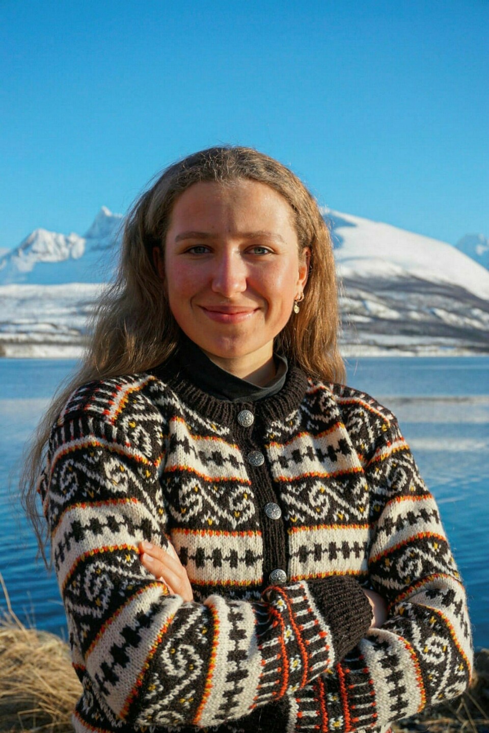 Sigrid Bjørnhaug Hammer, Ungdomskandidat for Troms SV og fylkesleder for Troms og Finnmark Sosialistisk Ungdom. Foto: Privat