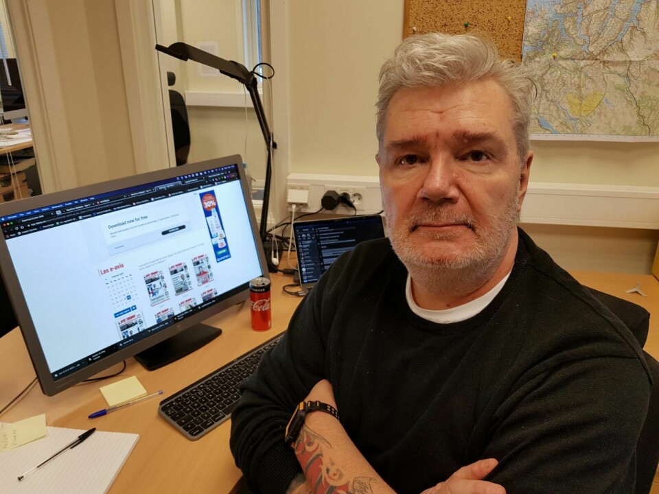 Nye Troms sin ferske redaktør, Trond H. Bendiktsen. Foto: Ivar Løvland
