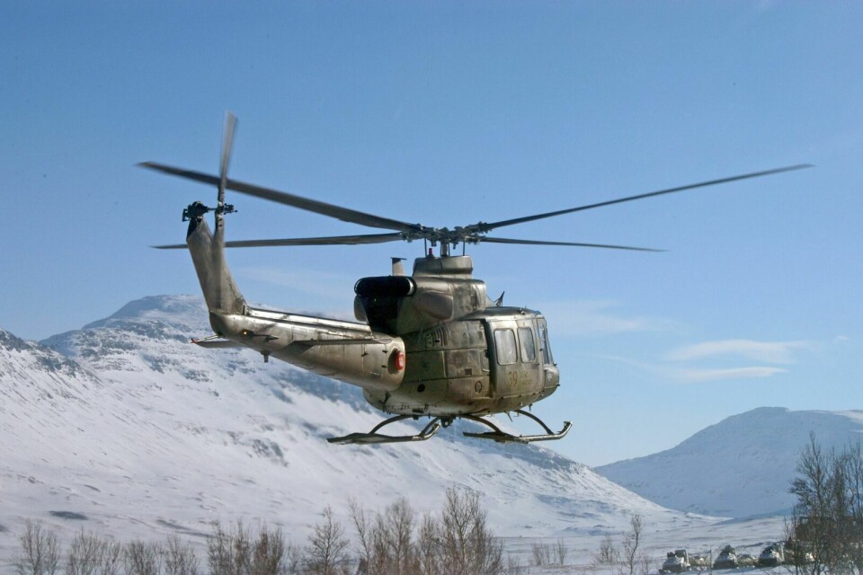 PÅ BARDUFOSS: – Det skal være dedikert helikopterstøtte til Hæren på Bardufoss i en egen skvadron, sier Anniken Huitfeldt (Ap). Arkivfoto