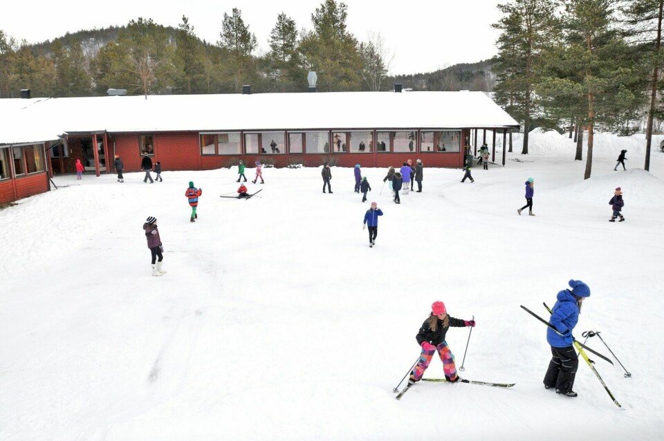 Nedre Bardu skole. Foto: Terje Tverås (illustrasjon)