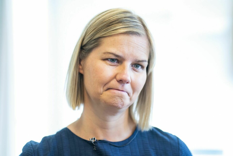 VURDERE: Kunnskapsminister Guri Melby (V) melder at regelverket for fraværsgrensa på videregående skole skal vurderes på nytt. Foto: Håkon Mosvold Larsen / NTB scanpix