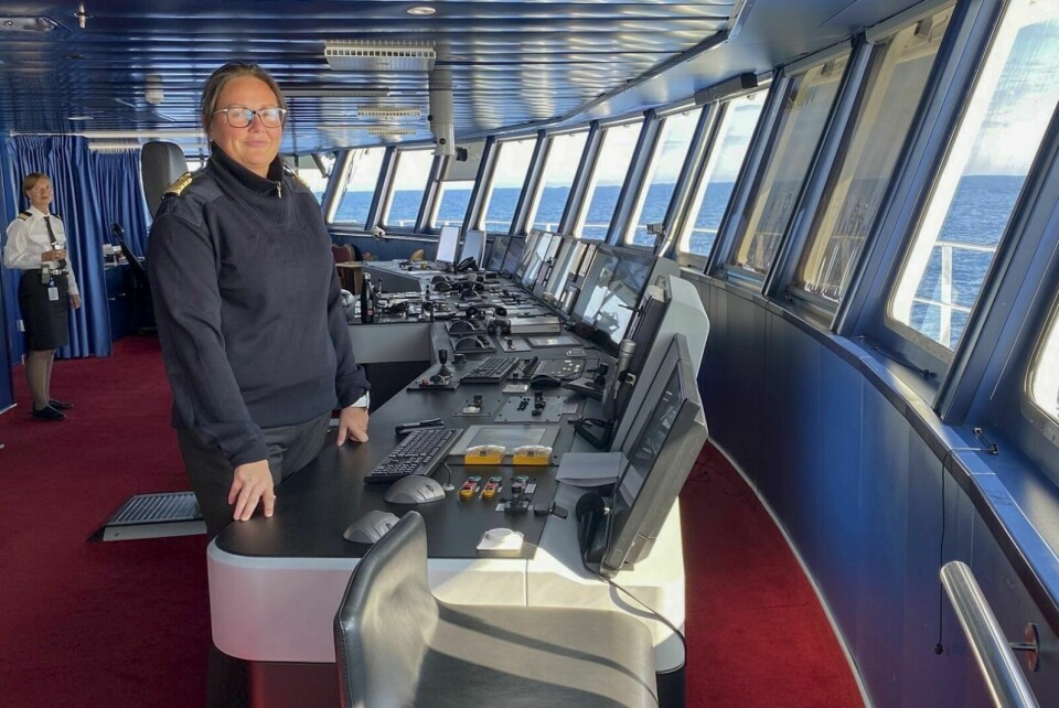 INGEN SMITTE: Kaptein på MS Spitsbergen, Maryann Bendiksen, kan puste lettet ut etter at både mannskap og passasjerer har testet negativt for Covid-19. Foto: Tor Richardsen/ NTB Scanpix