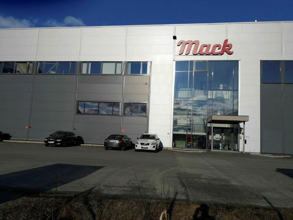 GÅR BEDRE: Det går mye bedre nå for Mack sin fabrikk i Nordkjosbotn. Foto: Ivar Løvland (Arkiv)